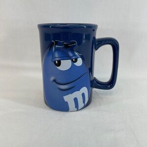 3D M&M’s Blue Character Candy Coffee Tea Mug Cup Collectable Mars Inc. 2008